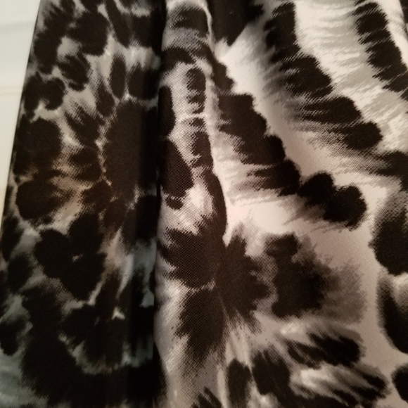 Cato black and gray fully lined ankle length pull on skirt - Picture 3 of 8